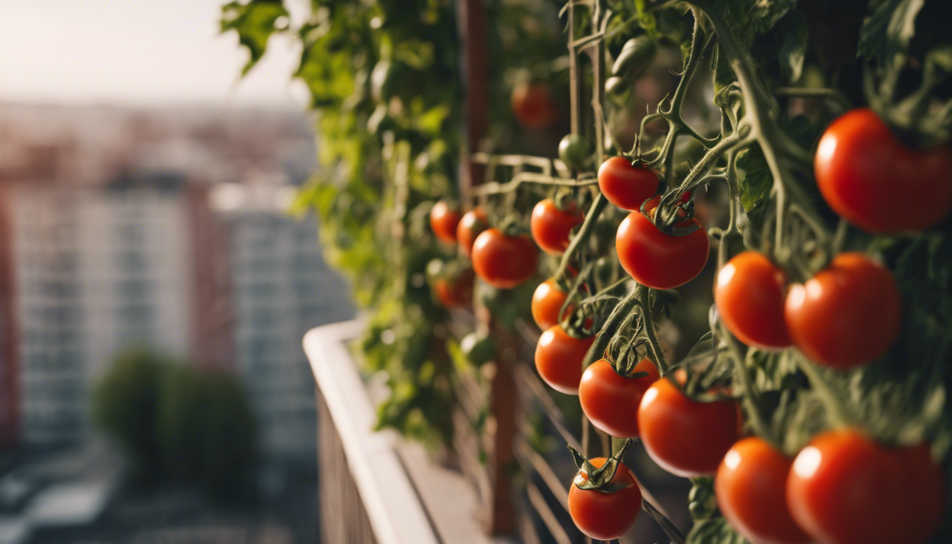 découvrez comment cultiver des tomates sur un balcon et profitez de délicieuses tomates fraîches, même en espace restreint.