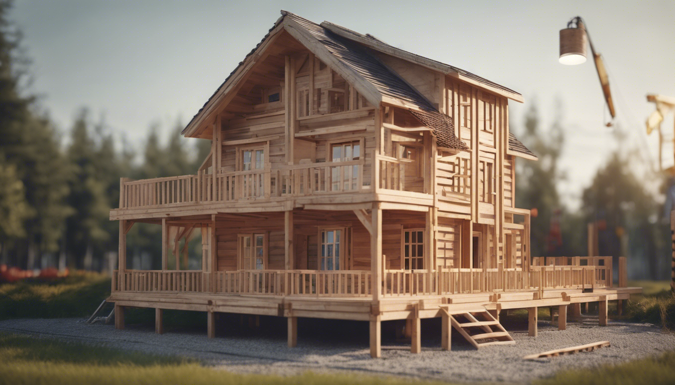 découvrez les étapes essentielles de la construction d'une maison en bois avec notre guide complet : de la préparation du terrain à la finition, tout ce qu'il vous faut savoir pour concrétiser votre projet de maison en bois.