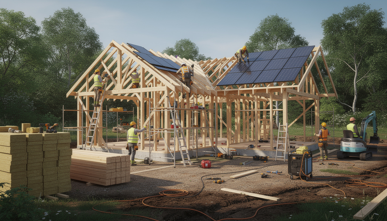 découvrez comment construire une maison en bois écologique : guide complet des étapes, estimation des coûts et informations sur les aides financières disponibles.